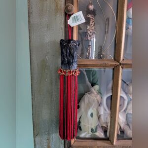 Scottie Dog Tassel And Glass Decor